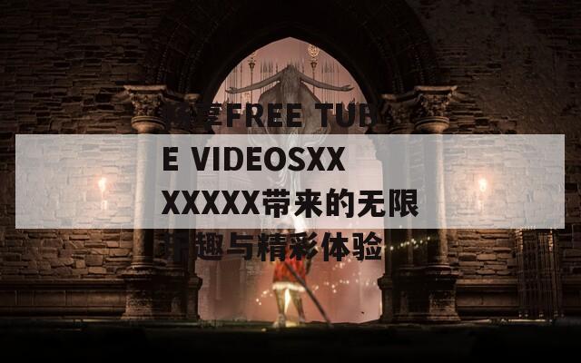 畅享FREE TUBE VIDEOSXXXXXXX带来的无限乐趣与精彩体验