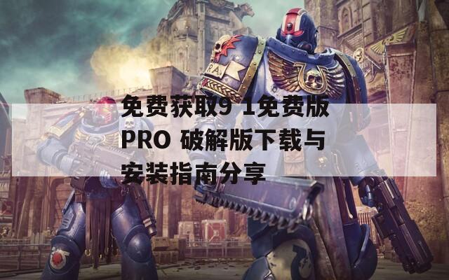 免费获取9 1免费版PRO 破解版下载与安装指南分享