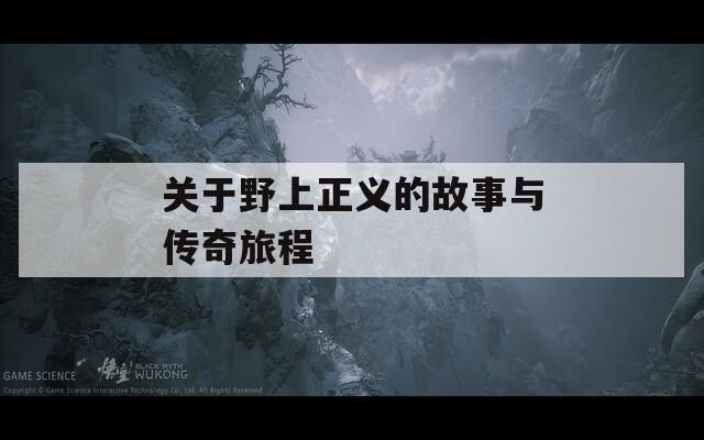 关于野上正义的故事与传奇旅程
