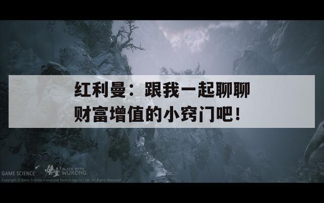 红利曼：跟我一起聊聊财富增值的小窍门吧！