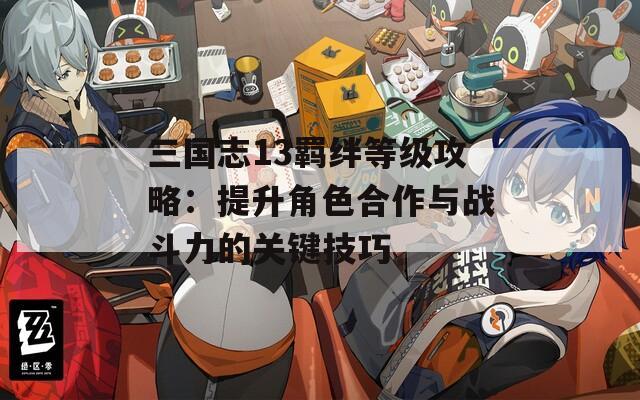 三国志13羁绊等级攻略：提升角色合作与战斗力的关键技巧