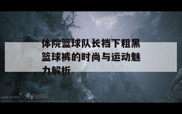 体院篮球队长裆下粗黑篮球裤的时尚与运动魅力解析