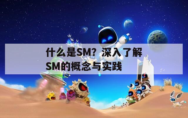 什么是SM？深入了解SM的概念与实践