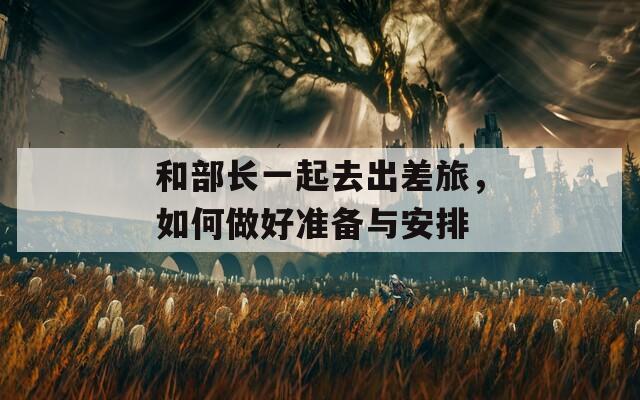 和部长一起去出差旅，如何做好准备与安排