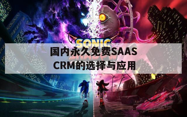 国内永久免费SAAS CRM的选择与应用