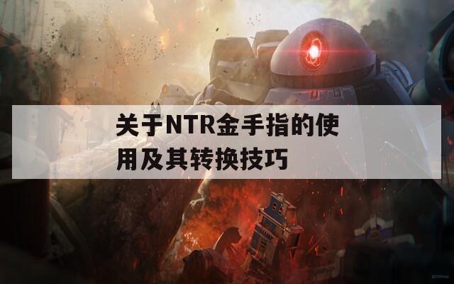 关于NTR金手指的使用及其转换技巧
