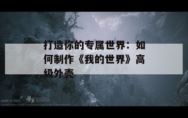 打造你的专属世界：如何制作《我的世界》高级外壳